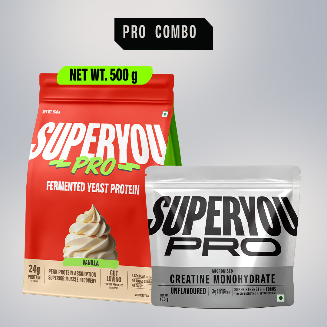 Vanilla Fermented Yeast Protein 500g + Unflavoured Creatine