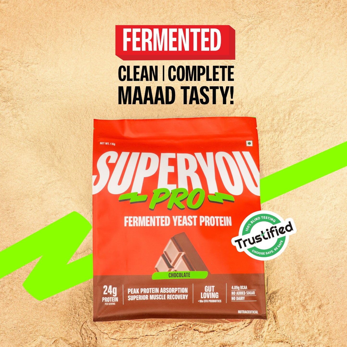 Chocolate 1 Kg - Fermented Yeast Protein