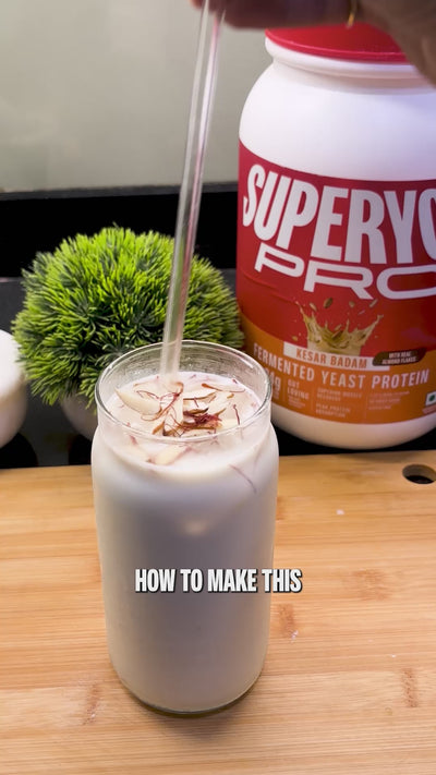 Kesar Badam Protein Milkshake